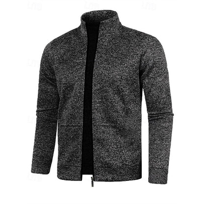 Warm Winter Jacket for Men | Funnel Neck Full Zip Cold Weather Ready
