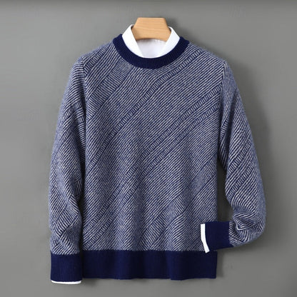 Warm Sweater for Men | Ribbed Crew Neck Fall & Winter 2026