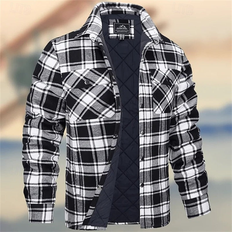 Lightweight Quilted Jacket for Women | Button Front Cosy Winter Style