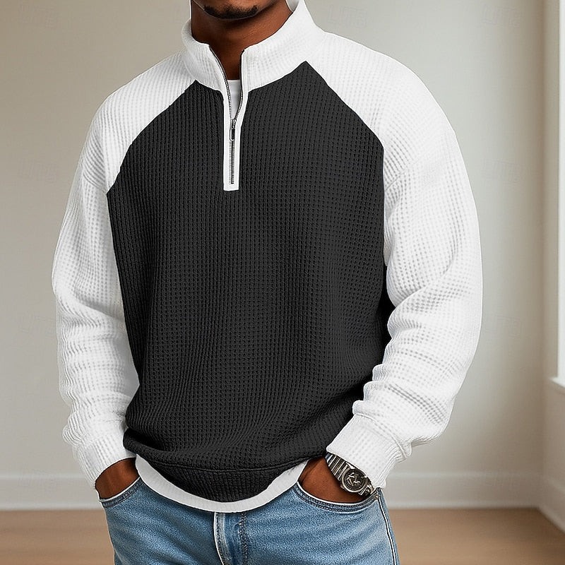 Half Zip Sweater for Women | Funnel Neck Cosy Winter Style