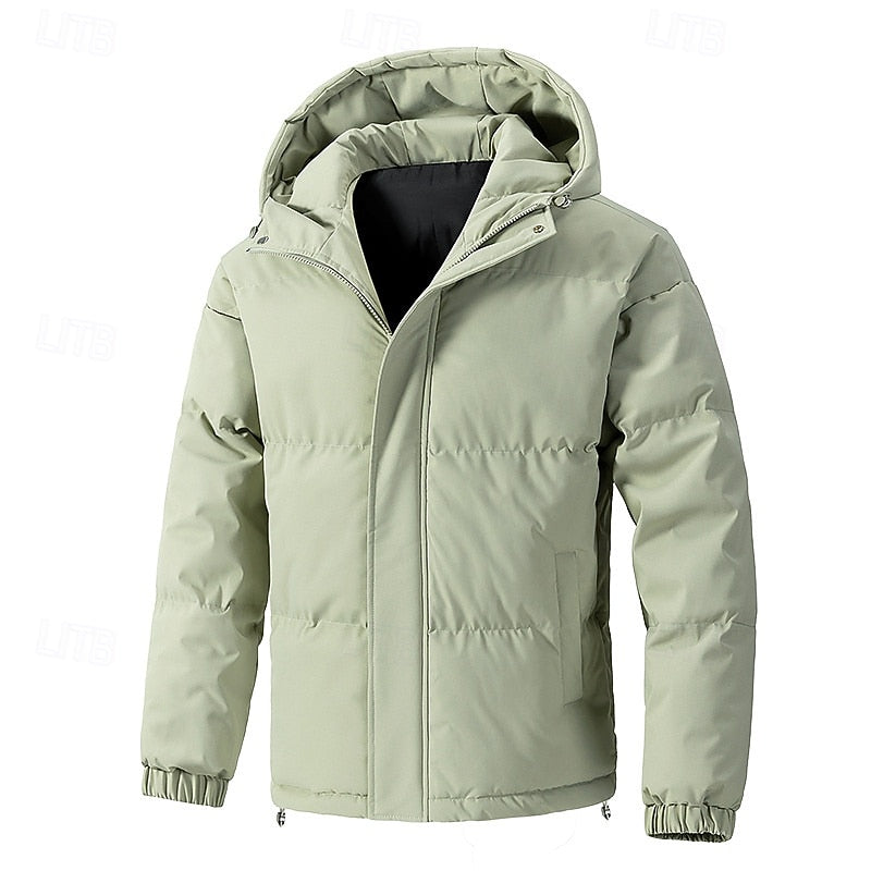 Hooded Puffer Jacket for Men | Insulated Winter Outerwear
