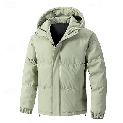 Hooded Puffer Jacket for Men | Insulated Winter Outerwear