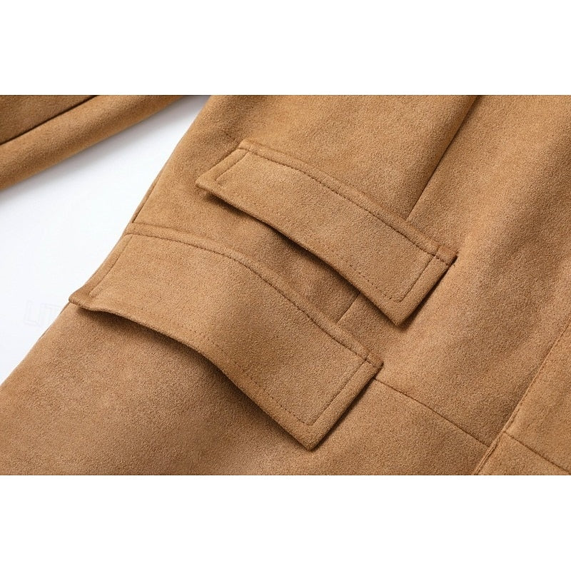 Everyday Winter Jacket for Women | Button Front Funnel Neck Autumn Layering