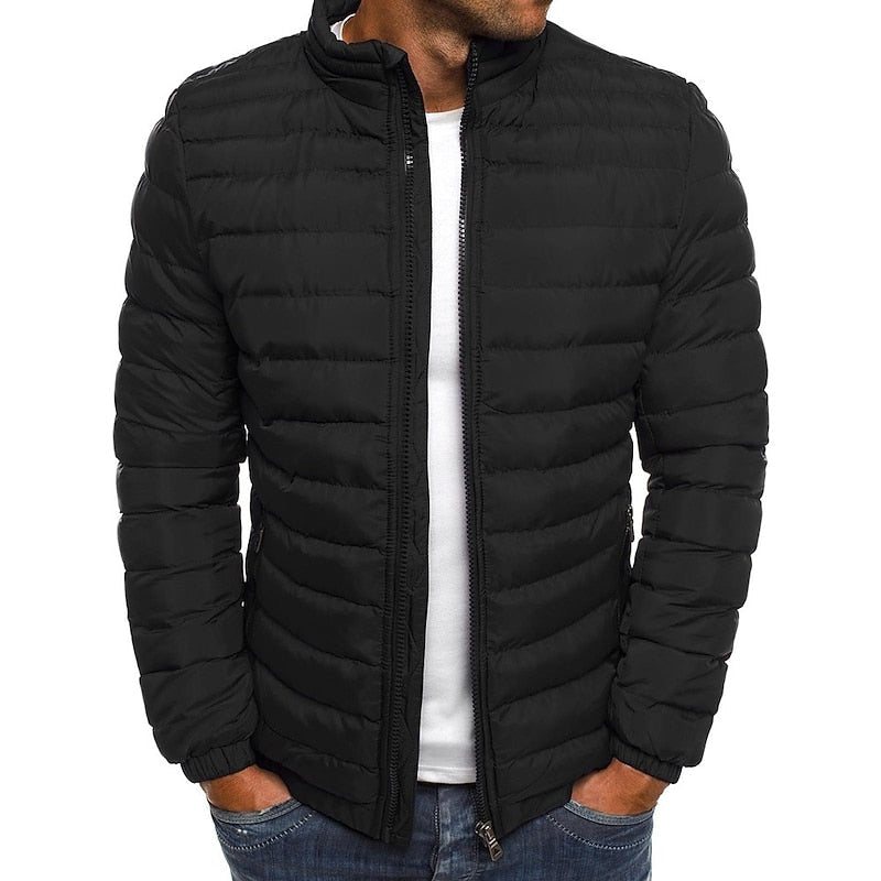 Quilted Puffer Jacket for Women | Funnel Neck Insulated Autumn Layering