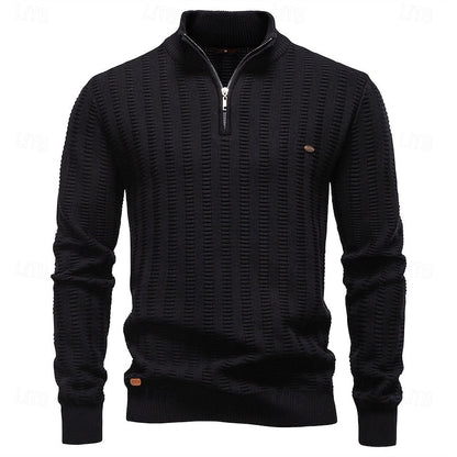 Half Zip Sweater for Men | Insulated Cosy Winter Style