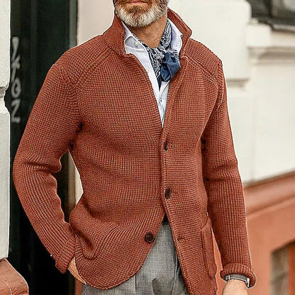 Button Front Cardigan for Men | Funnel Neck Fall & Winter 2026