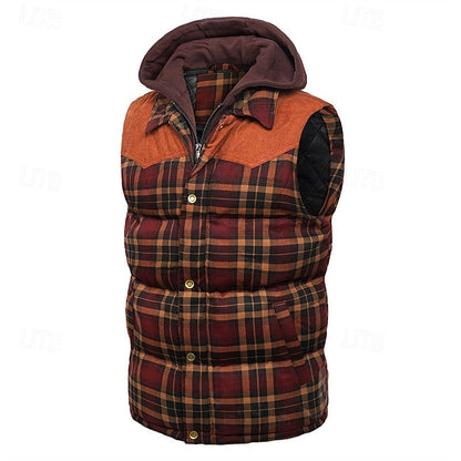 Hooded Puffer Jacket for Men | Quilted Insulated Cosy Winter Style