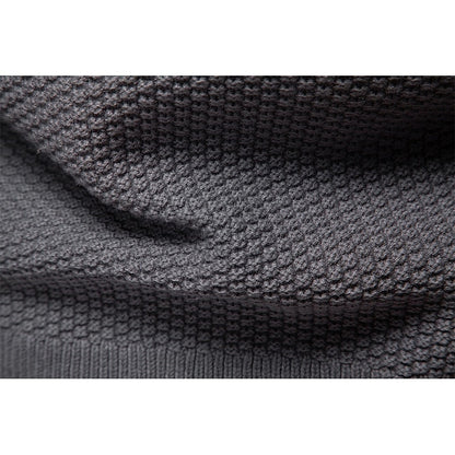Insulated Cardigan for Men | Side Zip Funnel Neck Cosy Winter Style