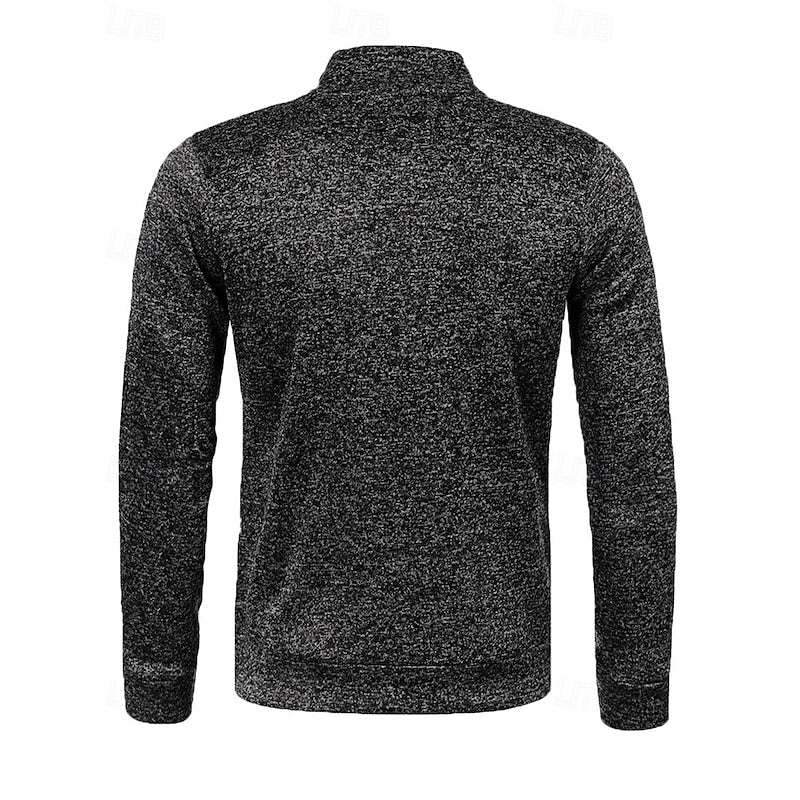 Warm Winter Jacket for Men | Funnel Neck Full Zip Cold Weather Ready