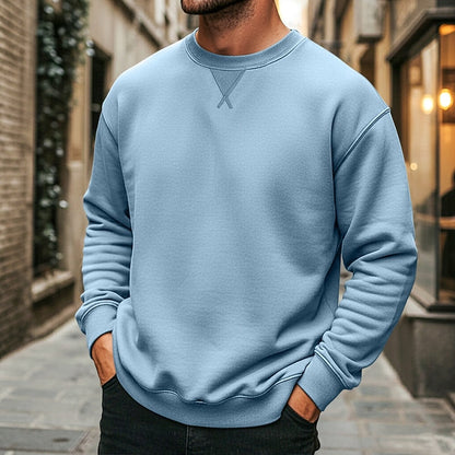 Oversized Sweatshirt for Women | Ribbed Crew Neck Autumn Layering