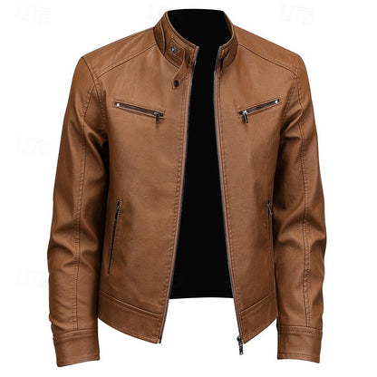 Brown Insulated Winter Jacket for Men | Autumn Layering