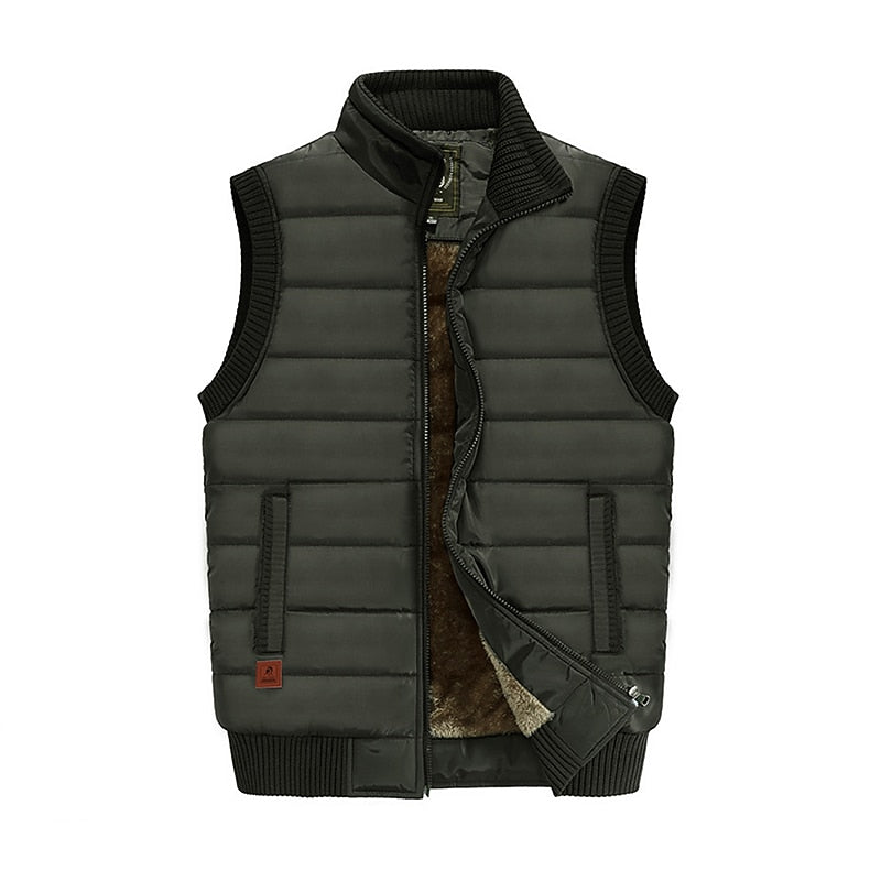 Lightweight Quilted Jacket for Men | Funnel Neck Autumn Layering