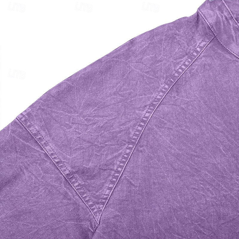 Oversized Shirt for Women | Button Front Autumn Layering