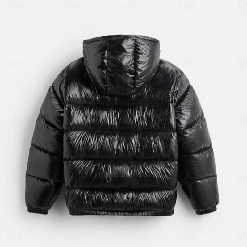 Hooded Puffer Jacket for Men | Quilted Warm Winter Layer