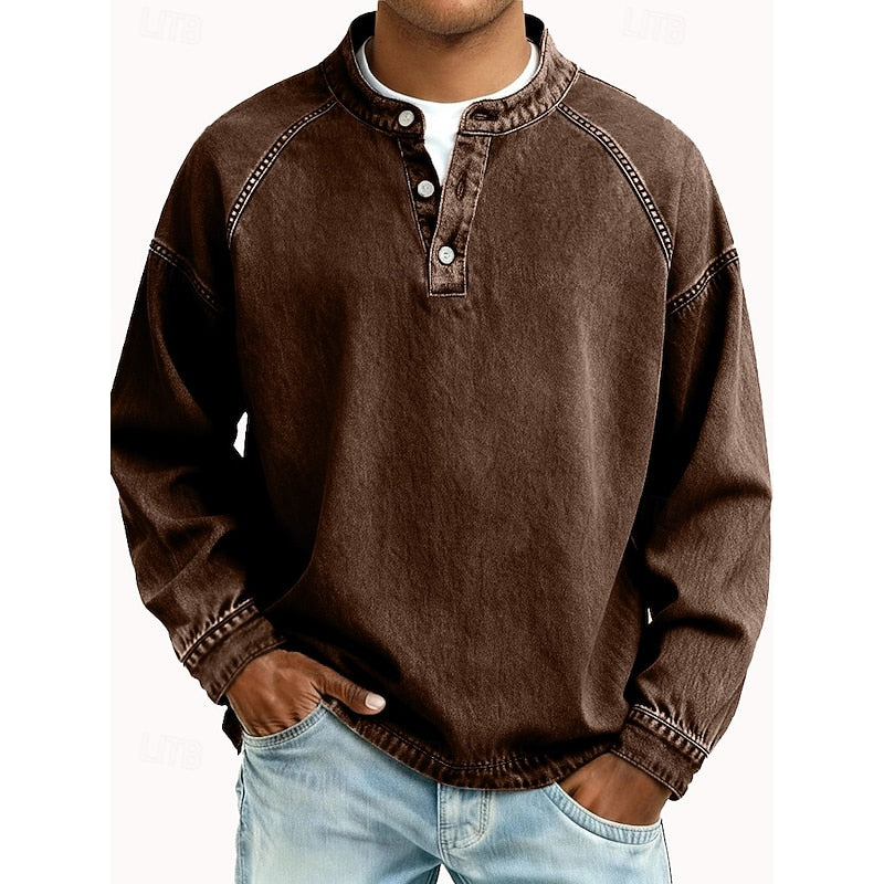 Oversized Shirt for Women | Button Front Autumn Layering