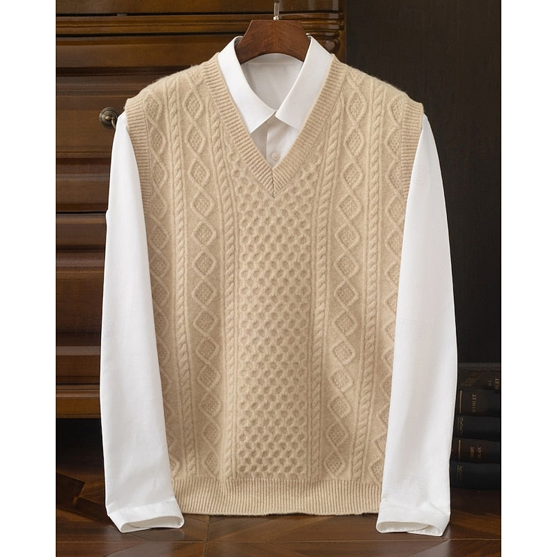Warm Puffer Vest for Men | V Neck Fall & Winter 2026
