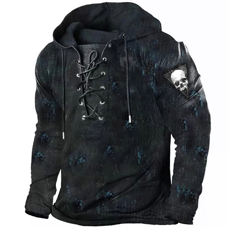 Oversized Hoodie for Men | Lace Up Hooded Cosy Winter Style