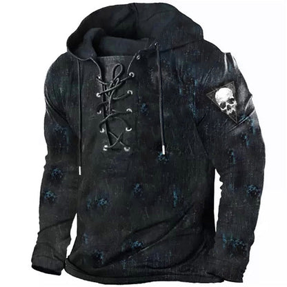 Oversized Hoodie for Men | Lace Up Hooded Cosy Winter Style